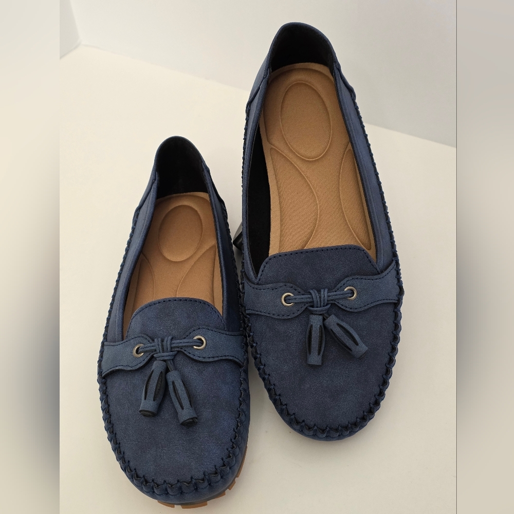 Blue Women's Loafers